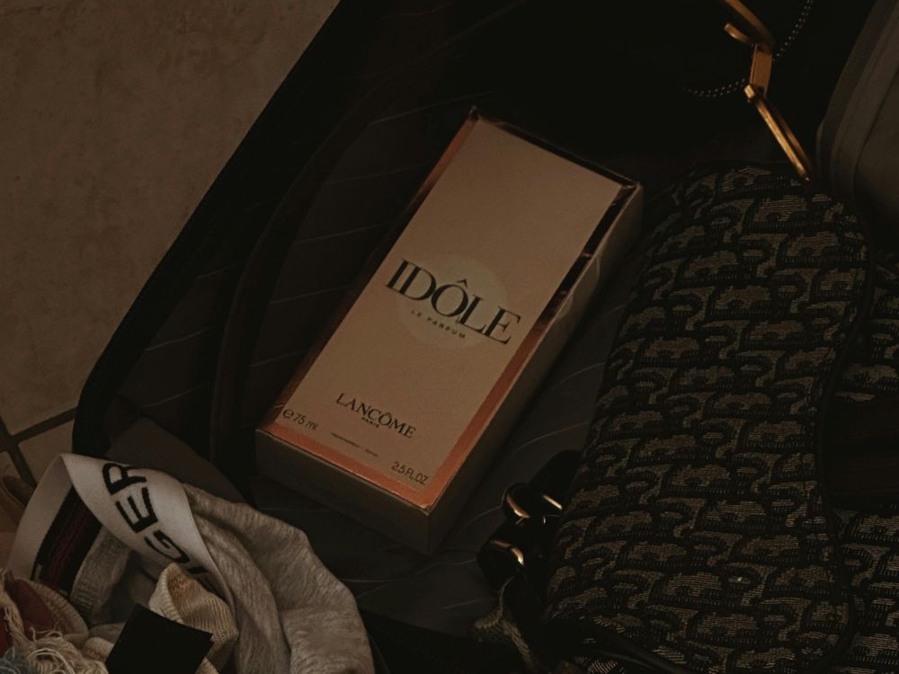 Dentro de uma mala de viagem e pronta para conquista o mundo, obviamente muito cheirosa com esse perfume importado feminino: Idole.Clique no link e compre com praticidade